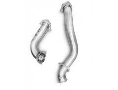 Ferrari 328 -308 QV- MONDIAL 3.2 MANIFOLD TO EXHAUST CONNECTING PIPES KIT - MODELS w/o CAT