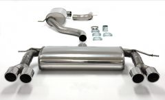 Leon TSi/TFSi cat back exhaust twin outlets