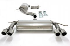 Scirocco 09- cat back exhaust twin outlet