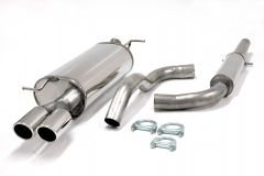 Leon 1.8T cat back exhaust, twin outlet