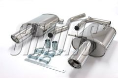 Audi A4 B6 1.8T rear exhaust system