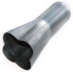 Collector blank 4-1 38/42mm in - 63,5mm out. Formed, mild steel