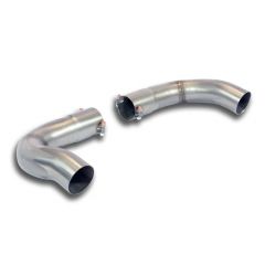 MERCEDES W166 ML 63 AMG 5.5i Bi-Turbo V8 exit pipes kit right - left ( straight)