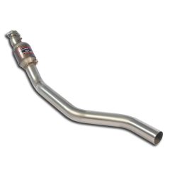 MERCEDES W166 ML 63 AMG 5.5i Bi-Turbo V8 turbo downpipe kit plus metallic catalytic converter left