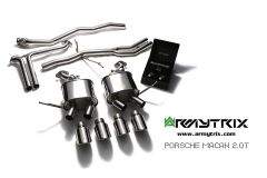 Macan 3.0-3.6T Armytrix Valvetronic Chrome
