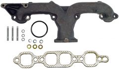Chevy SB cast manifold left outlet 2,5"