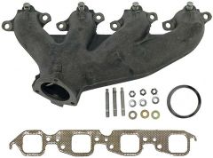 Chevy BB cast manifold right angled outlet