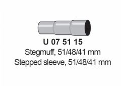 Reducer 51-48-41 mm, steel