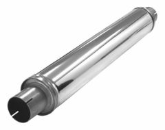 Silencer 2.5" Tubex L=625mm, AISI304 stainless