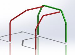 Main hoop Citroen C2 45x2.5 seamless