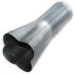Collector blank 4-1 38/42mm in - 63,5mm out. Formed, AISI409 stainless
